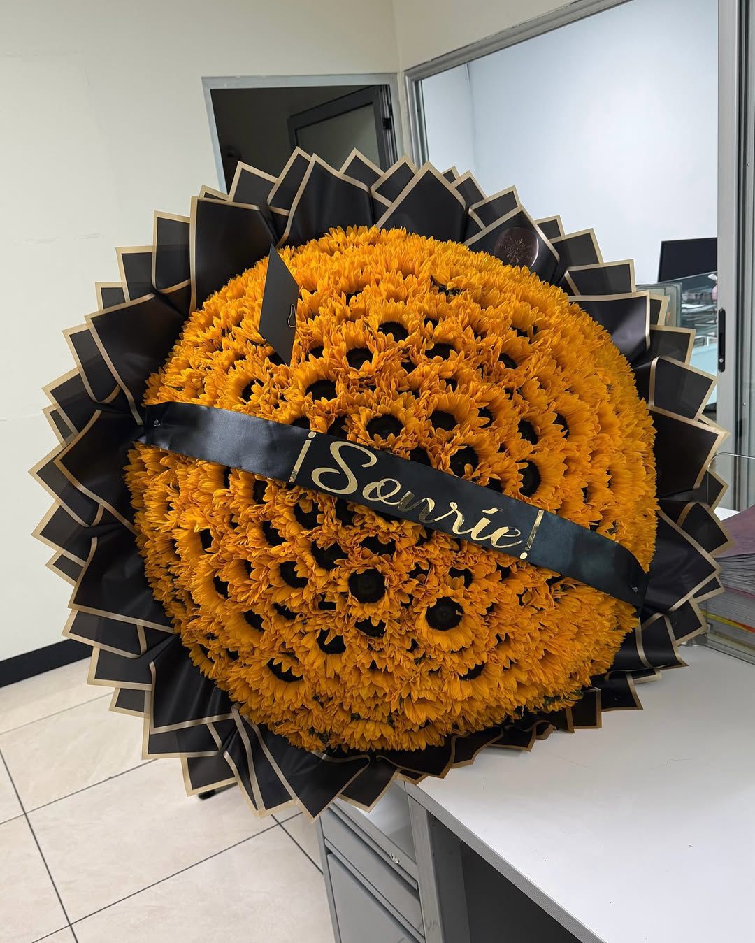 Ramo Buchon de 200 Girasoles