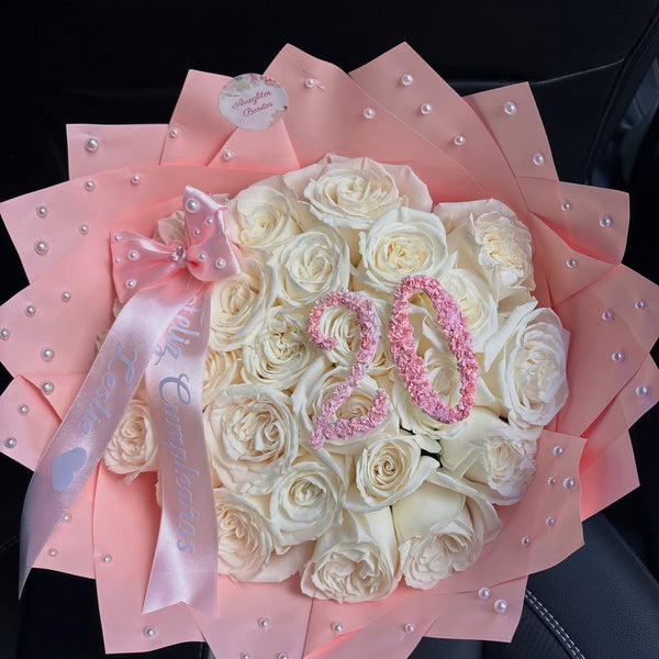 Ramo 20 Rosas Blancas